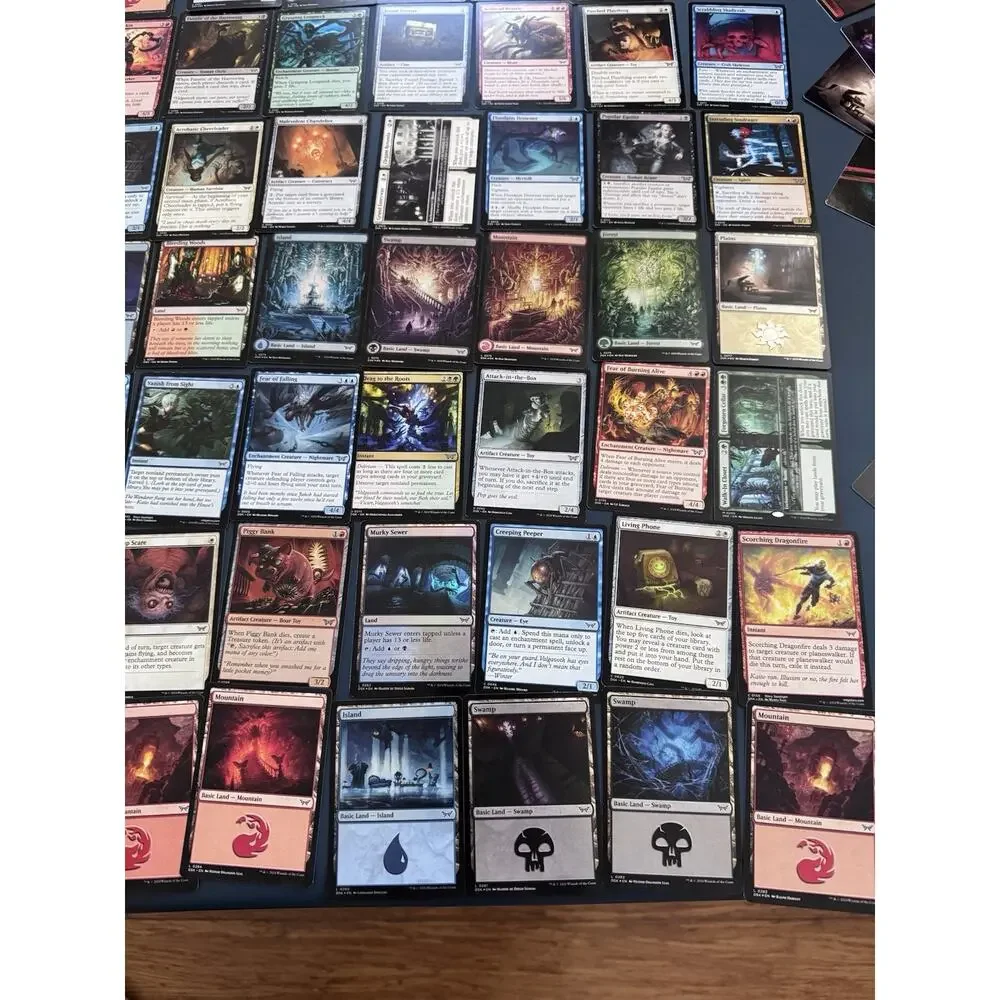 MTG Deckmaster Mixed Card Lot Standard Size Wizards of the Coast Lot of 168